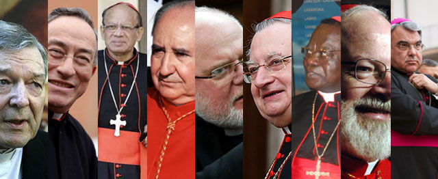 Acht kardinalen en een secretaris 1