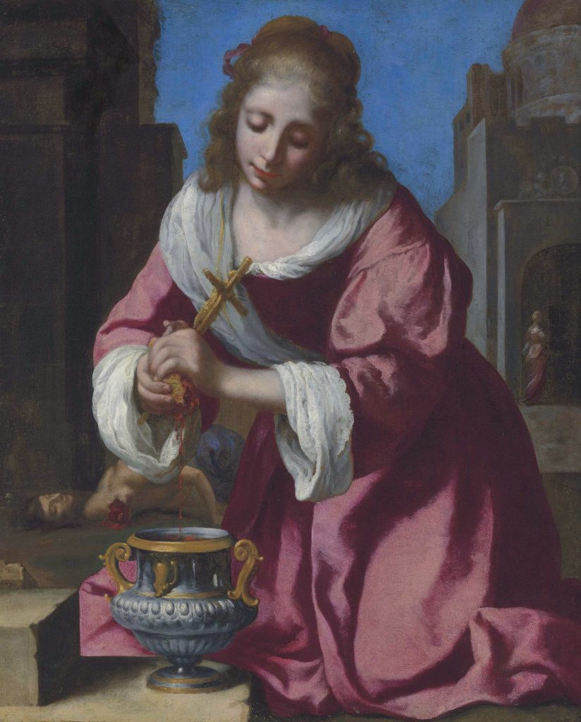 Saint Praxedis Johannes Vermeer