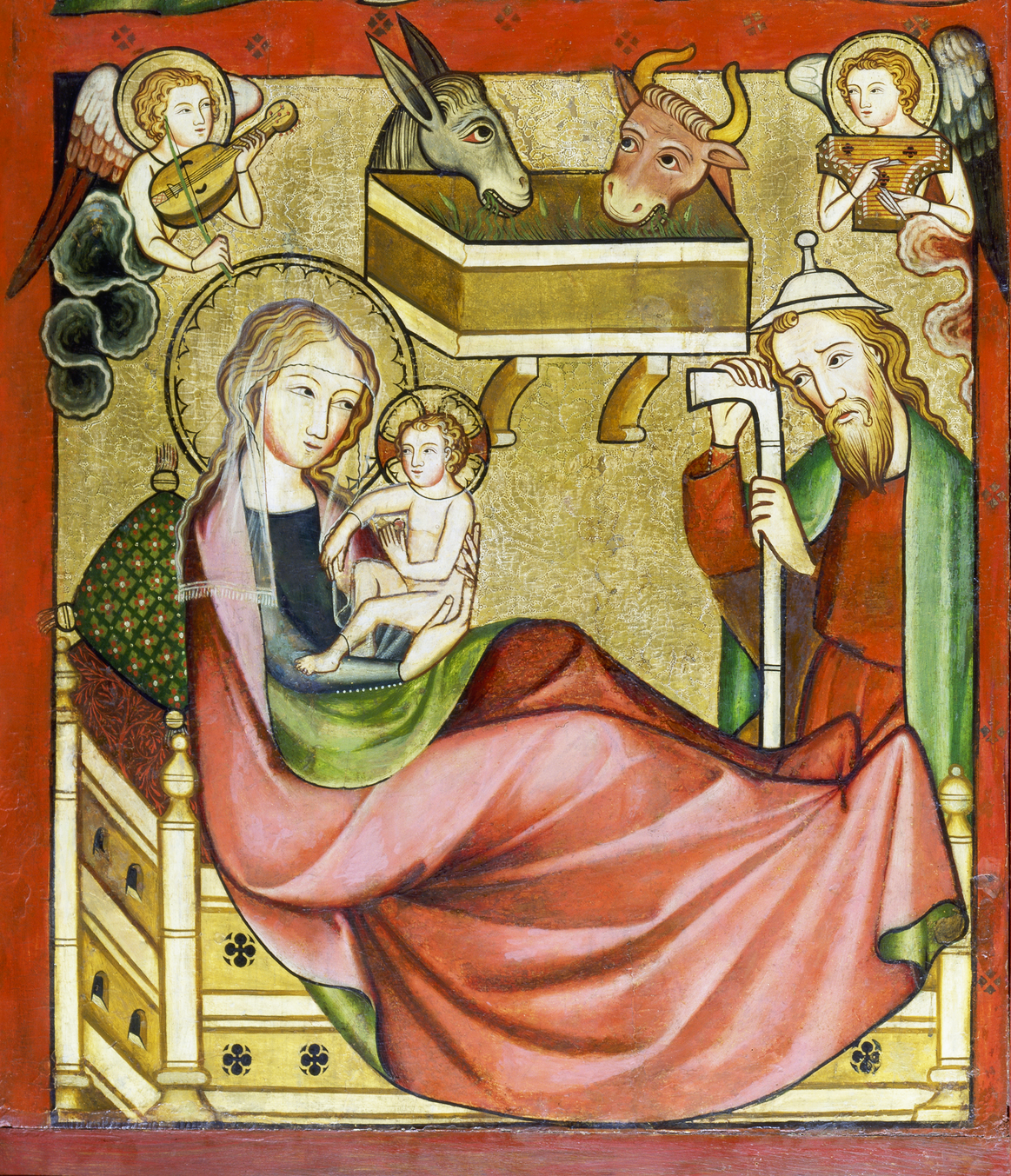 Hoe wordt Maria in de kerststal verbeeldt door de jaren heen? 4