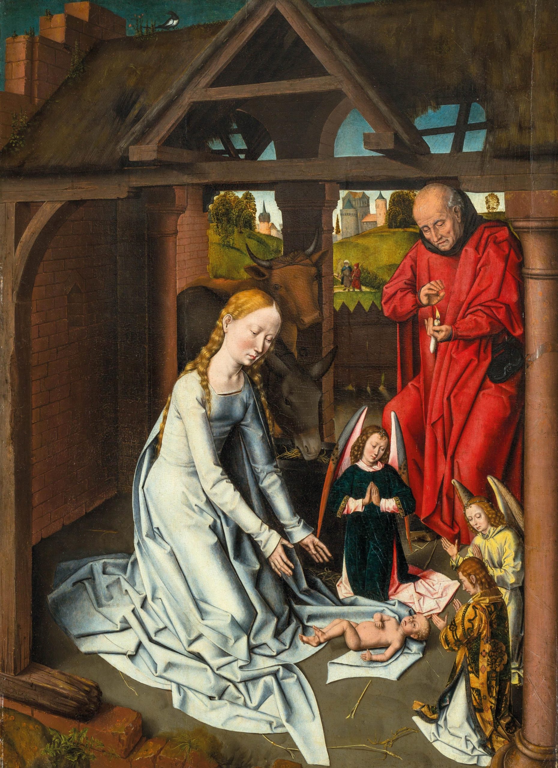 Hoe wordt Maria in de kerststal verbeeldt door de jaren heen? 5